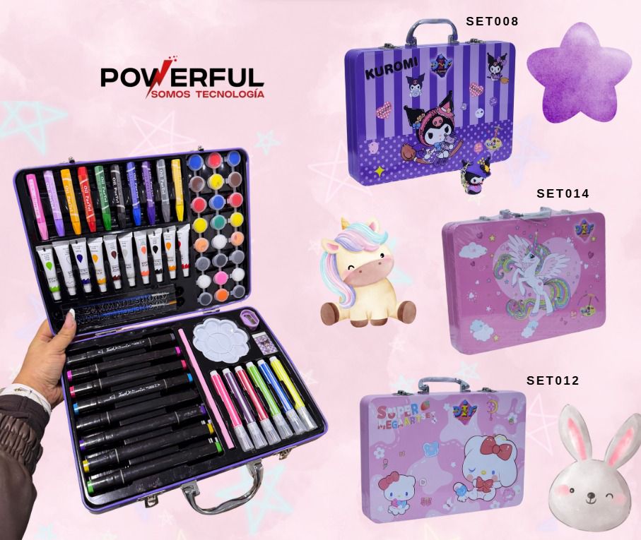 Miniatura 2 de SET DE MARCADORES 64 PIEZAS METALICO